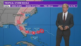 Tropics: Tropical Storm Nicole will become a hurricane - 5PM update