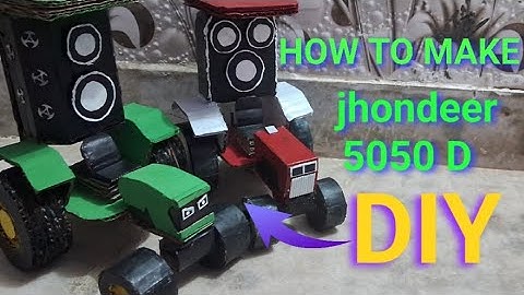 How To Make RC Mahindra Arjun Tractor With Hydraulic Trolley From Cardboard And Homemade  ll DIY