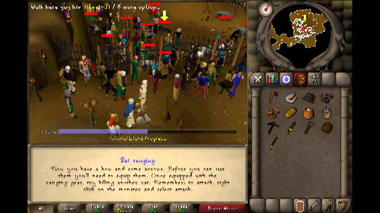 Runescape 2007 Tutorial Island - YouTube