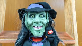 Animated 12" Talking Heads Up Hilda Decapitated Witch - Magic Power Halloween screenshot 5