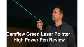 🔦 Damflew Green Laser Pointer High Power Pen Review 🔦
