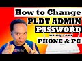 How to Change PLDT Home Fibr Admin Password | 2020