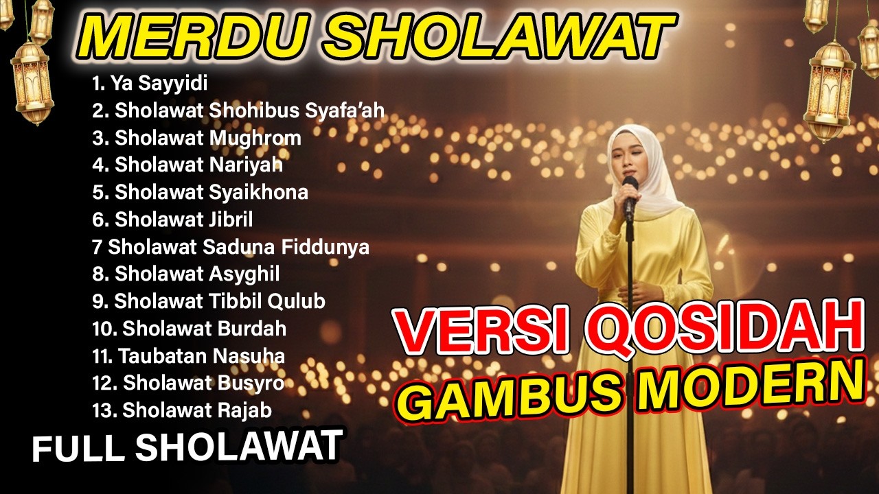 QOSIDAH GAMBUS MODERN | YA SAYYIDI | QOSIDAH LEGENDARIS | QSIDAH MODERN | KUMPULAN SHOLAWAT