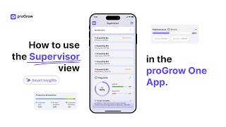 How to use the Supervisor View in the proGrow One App screenshot 5