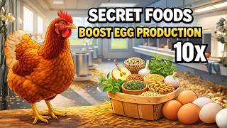 7 POWERFUL Natural Foods to INCREASE Egg Production in Chickens! Backyard Flock Guide