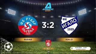 2. CFL | FK Rudar 3:2 FK Igalo | 35. kolo | 18.05.2025. | IZVJEŠTAJ