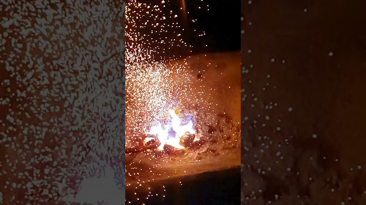 Copper fire slow motion YouTube