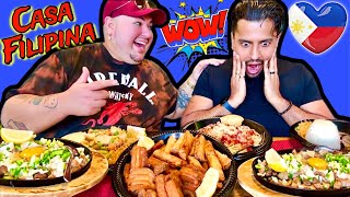 First Time Trying AUTHENTIC FILIPINO Cuisine • His Reaction Was PRICELESS! by Big Guy Appetite 151,780 views 6 months ago 26 minutes