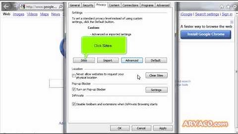 How to manage cookies in Internet Explorer