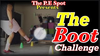 DIY PE Games | Physical Education at Home: The Boot #diypegames #thepespot #peforall screenshot 5