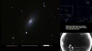 Galaxy M 63 observation log. 2019.04.07. Live cam stream