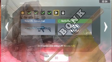 Kill enemies while sliding | Seasonal Challenge | Call of Duty : Mobile