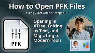 How to Open PFK Files (XTree Programmable Function Keys)