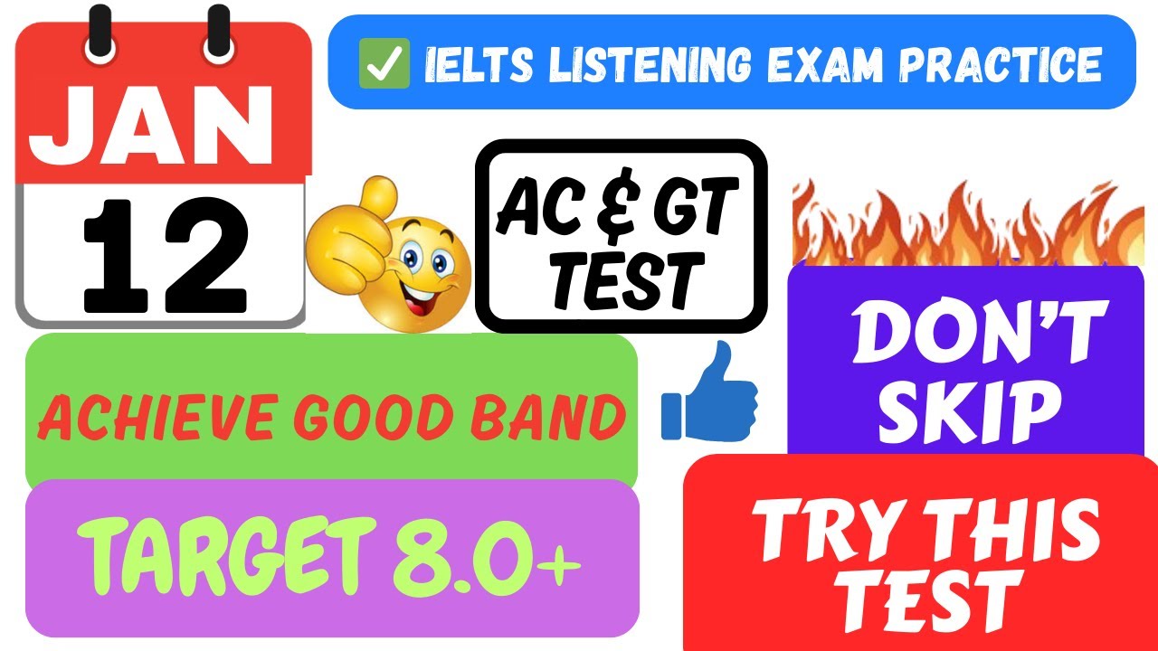 IELTS Listening Test with Answers | Boost Your Band Score Today | 12.01.2026