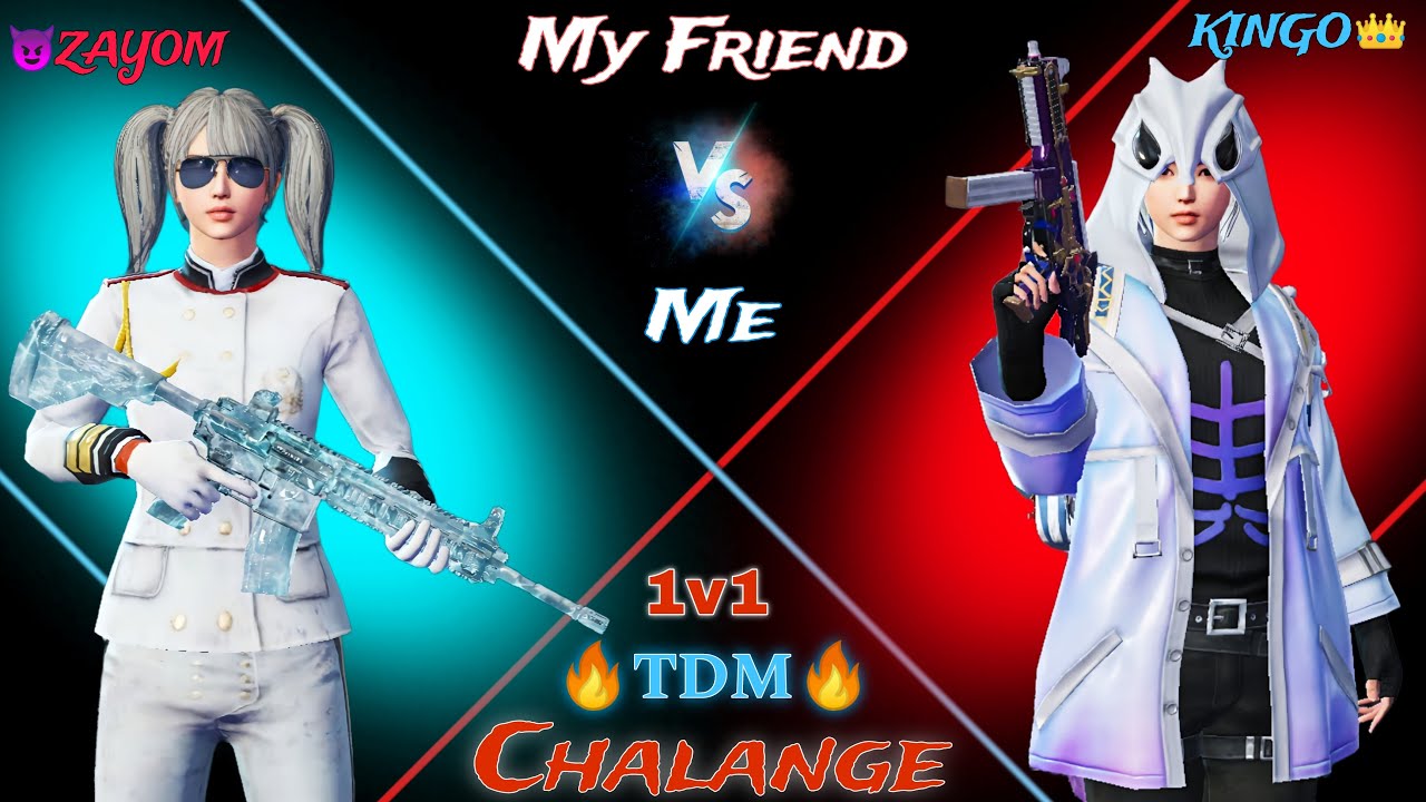 My Friend challenge me 1v1💀 | 1v1 tdm challenge | BGMI TDM - YouTube