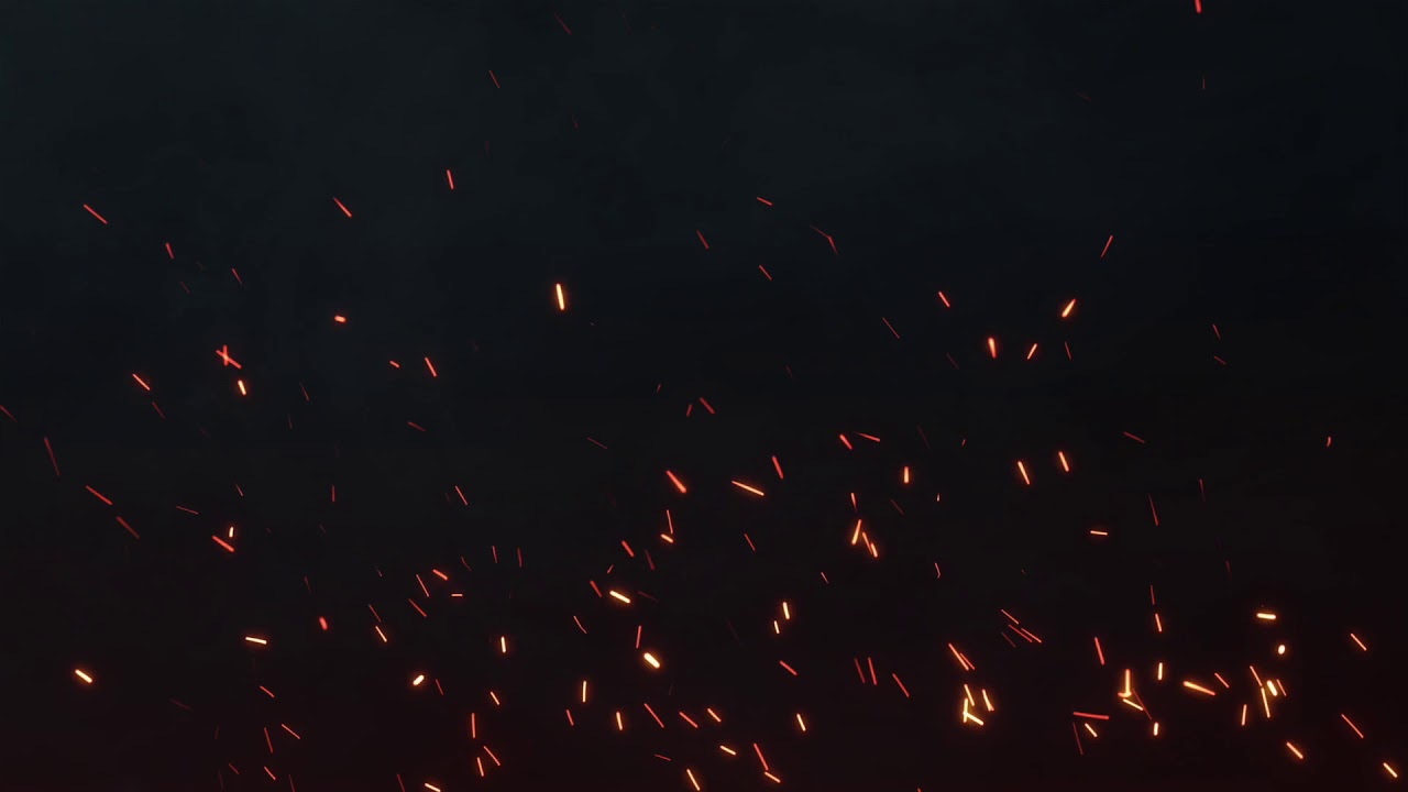 fire sparks with smoke 2
