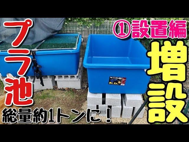 水槽 ブルコン 多用途樽、プラ池まとめて