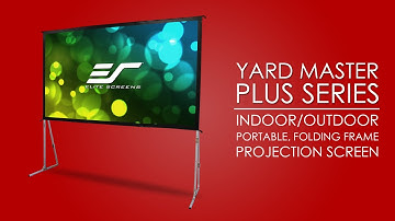 ✅ Elite Screens Yard Master Plus Portable Indoor/Outdoor Projection Screen