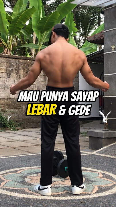 Membentuk otot sayap dirumah cuma pakai sepasang dumbbell‼️