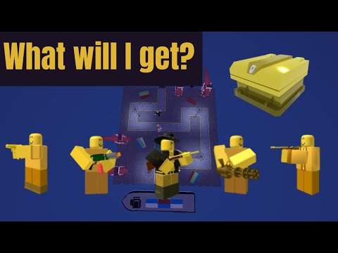 Opening My First Golden Crate [Tower Defense Simulator]