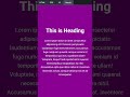 Web Page Content Animation Effect 🔥🔥| HTML5, CSS3 and JavaScript #webdesign #ytshorts #shorts #web