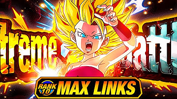 REALLY GOOD! LEVEL 10 LINKS 100% RAINBOW STAR EZA STR SSJ2 CAULIFLA! (DBZ: Dokkan Battle)