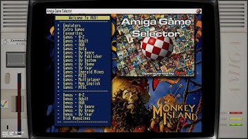 Amiga Game Selector on Batocera with 50Hz + VRR (testing Pinball Dreams & Katakis) very smooth!
