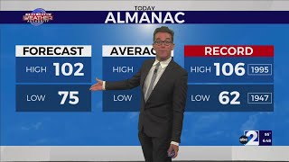 Another Hotter Monday 7-24-2023