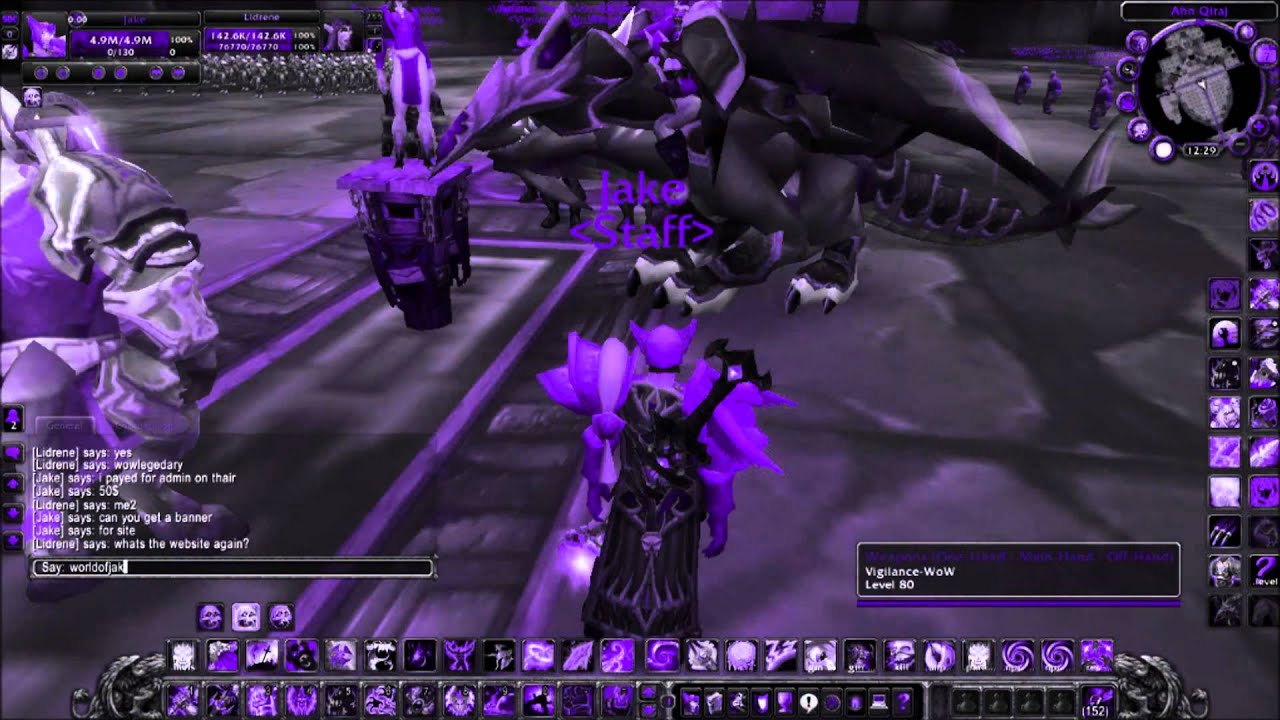 New wow server needs gms