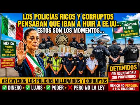 Los Policías Ricos y Corruptos Pensaban Que Iban a Huir a EE.UU... Estos son Los Momentos...🚨