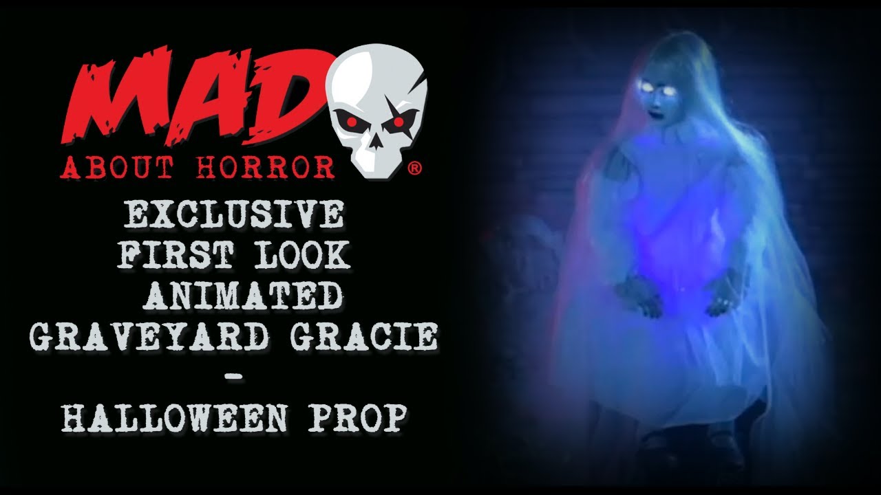 Exclusive First Look - Animated Graveyard Gracie - Halloween Prop