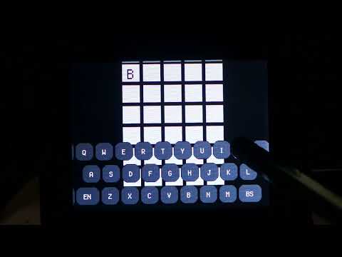 Wordle on Adafruit PyPortal in CircuitPython