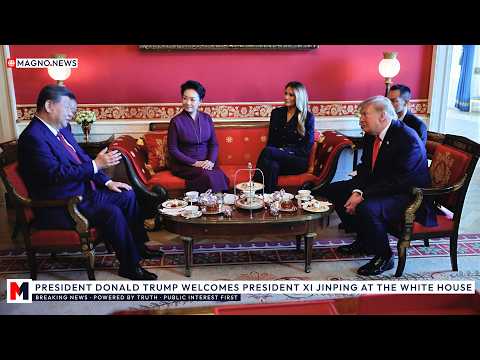 🇺🇸|🇨🇳 White House Tea Time with Presidents Trump and Xi, First Lady Melania and Madame Peng [FULL]
