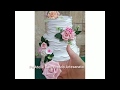 Diy - Bolo Fake Casamento - Estilo Ruffle / Naked Cake Fake  🌺