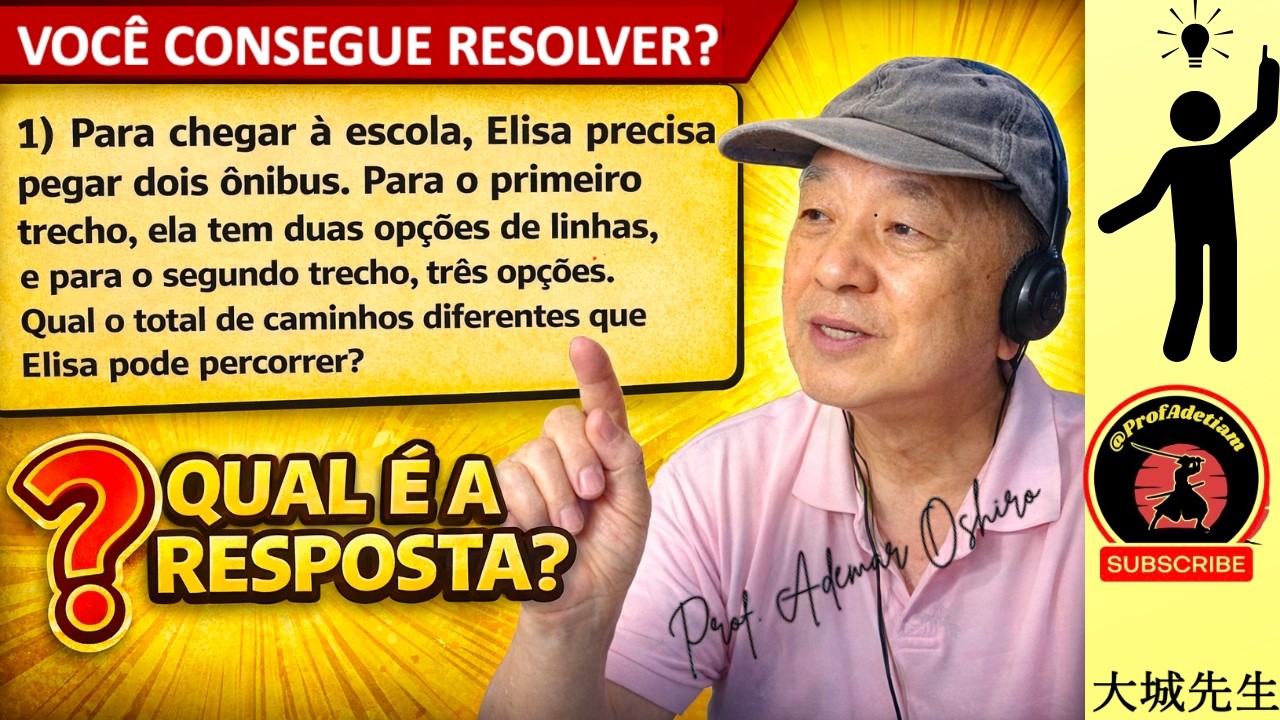 Duas questões para o 6º Ano pensar; mas vale para outras séries também! @ProfAdetiam