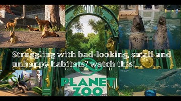 5 tips to improve animal welfare, habitat space & habitat appearance simultaneously in Planet Zoo