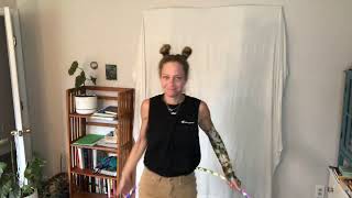 FRONT LIFT: WAIST TO LASSO & LASSO TO WAIST HULA HOOP TUTORIAL