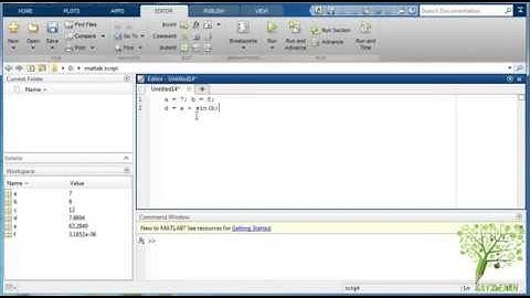 How to create matlab m file or script file