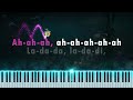 Vanessa S Trick Karaoke Piano Version 