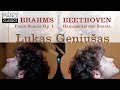 Brahms Piano Sonata, Op.1 & Beethoven Hammerklavier Sonata (Full Album) played by Lukas Geniušas