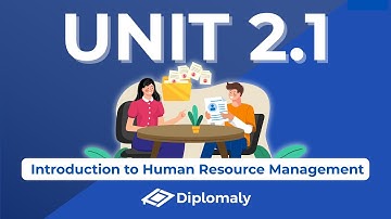 Unit 2.1: Introduction to Human Resource Management - IB Business Management