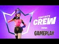 Gameplay Tracy Trouble Skin Crew Pack March 2022 | Epic Outfit | Fortnite