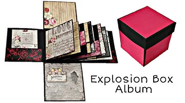 Explosion Box Album Easy Tutorial | How to Make Explosion Box (Requested Video)