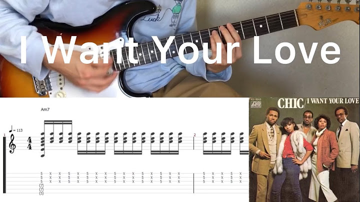 I Want Your Love Guitar version - Guitar performance video thumbnail