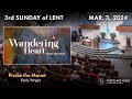 3rd sunday of lent  wandering heart praise the mount  emily wright