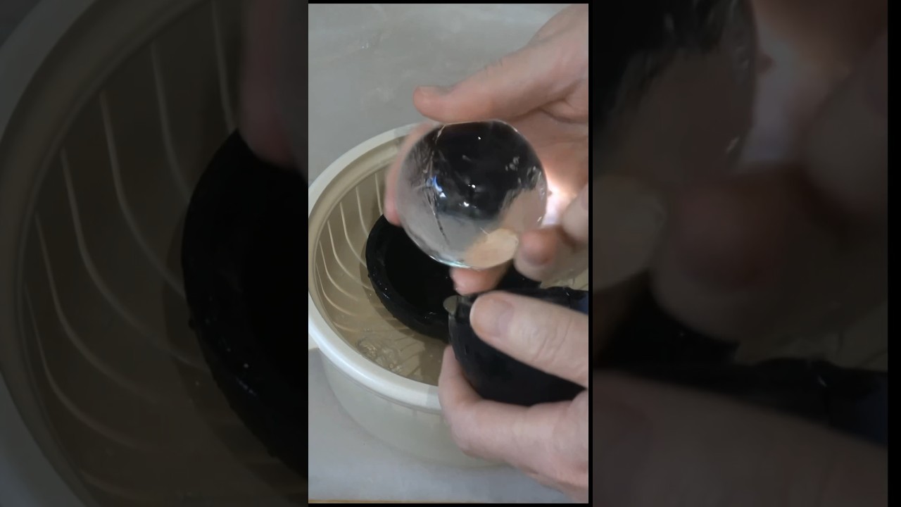 Amazing Perfectly CLEAR Ice Balls! The Easy and Cheap Way to Make Them at Home!