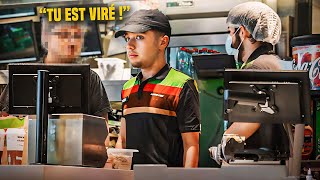 SE FAIRE PASSER POUR UN EMPLOYÉ CHEZ BURGER KING ! (grosse embrouille)