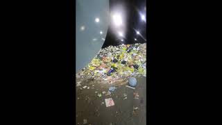 Split Labrie ASL dumping trash at the Transfer Station (D8)