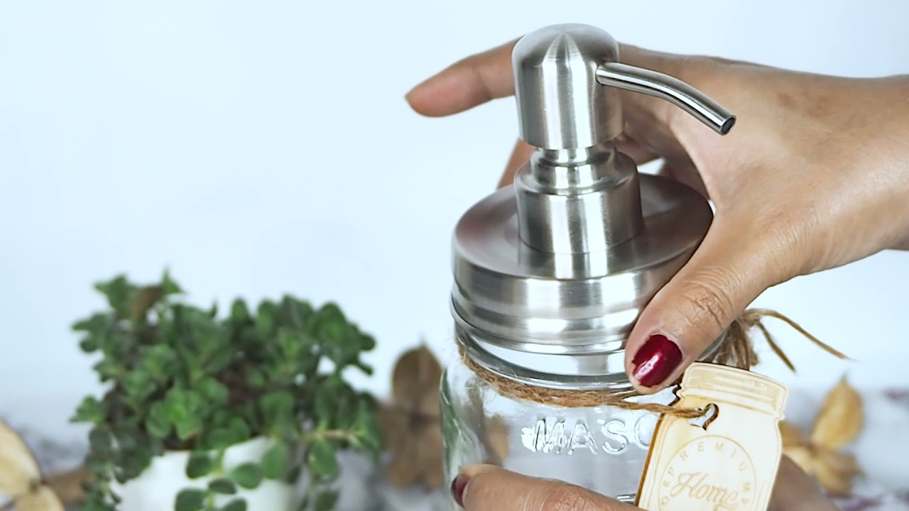 Mason Jar Soap Dispenser - Product Video Ads