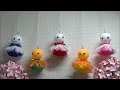 （100円均一）カラフルで可愛らしい　てるてる坊主の作り方【DIY】Colorful and cute　Teru Teru